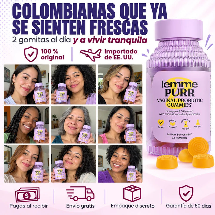 Clientas con su frasco de lemme PURR